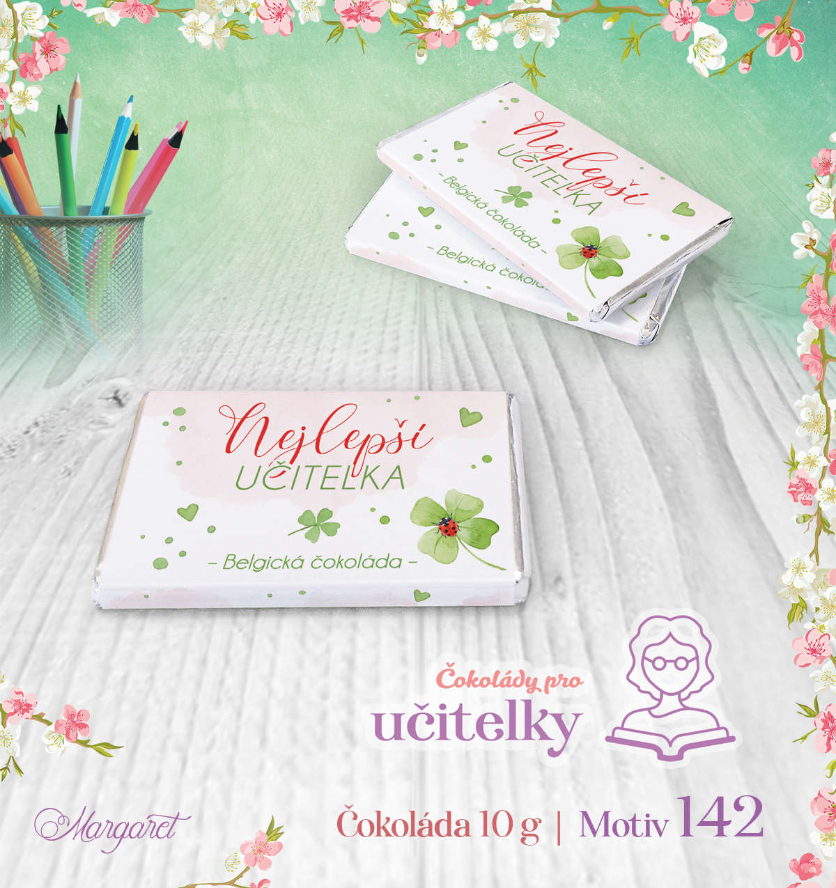 Belgické čokoládky 10 g (7 ks) | Motiv 142